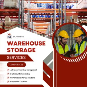 dark red and white bold geometric modern warehouse storag instagram post